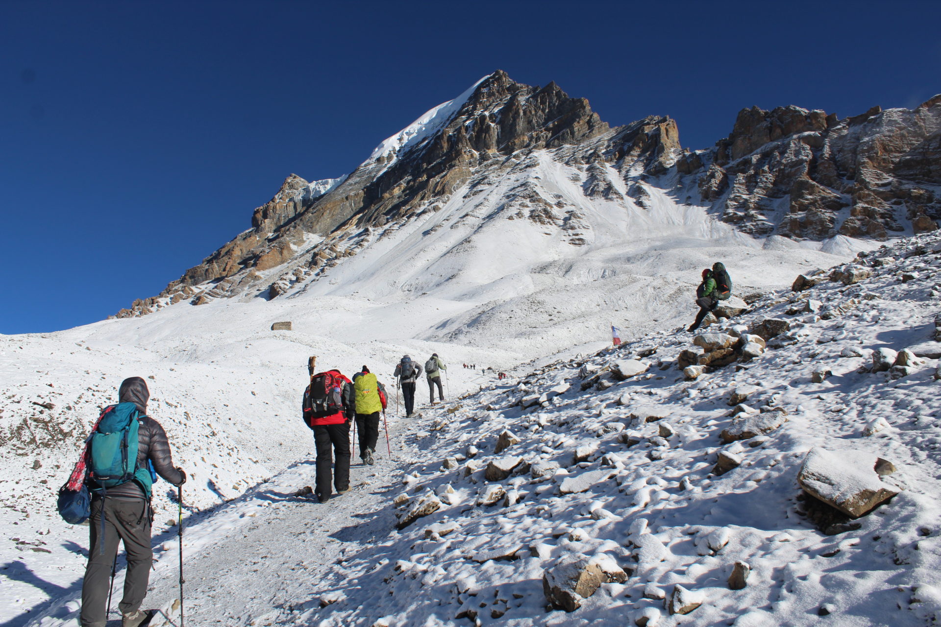 Nepal day 20-22: Trekking over the 5416m mountain pass!